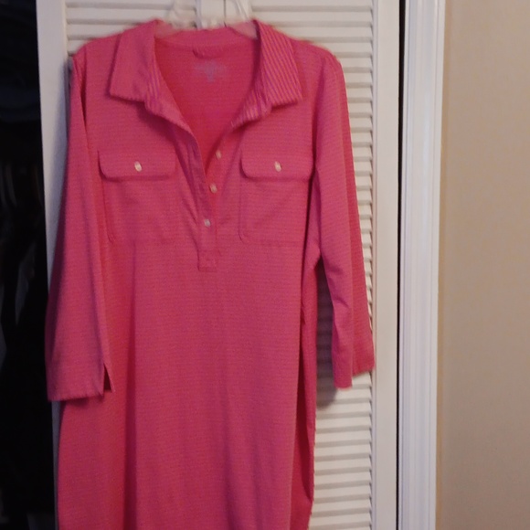 Vineyard vines dress orange pink xxl - Picture 2 of 5